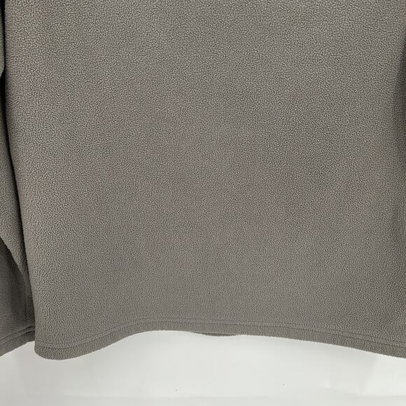 The North Face Girl's Gray 1/4 Zip Kangaroo Pouch Fleece Pullover Size 14-16 - Picture 9 of 16